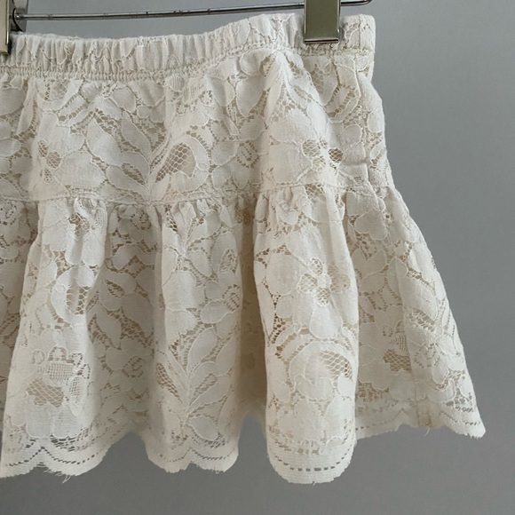 Carter's Floral Lined Lace Skirt Scallop Hem 18 M - Picture 4 of 8